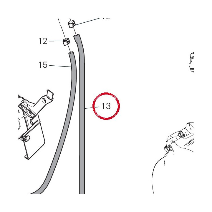 Tuyau drainage 87611531A — réf. 87611531A | Ducati Store