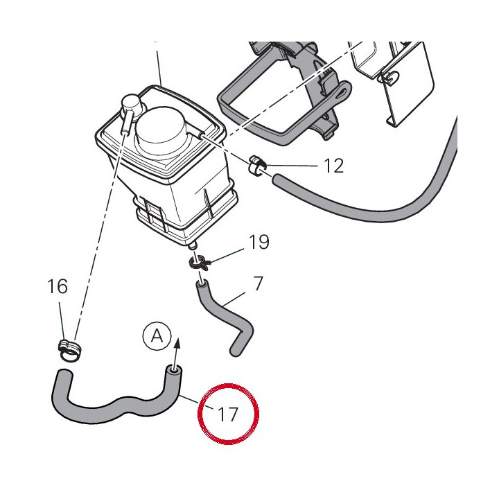 Tuyau 93511741A — réf. 93511741A | Ducati Store