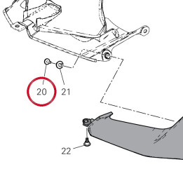 Rivet male 85041041A — réf. 85041041A | Ducati Store