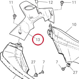 Protection central 46014962C — réf. 46014962C | Ducati Store