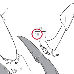Joint gauche 78811771A — réf. 78811771A | Ducati Store
