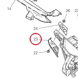 Calotte droit 4601G191A — réf. 4601G191A | Ducati Store
