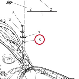 Entretoise 71611721AA — réf. 71611721AA | Ducati Store