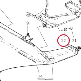 Rivet femelle 85041051A — réf. 85041051A | Ducati Store