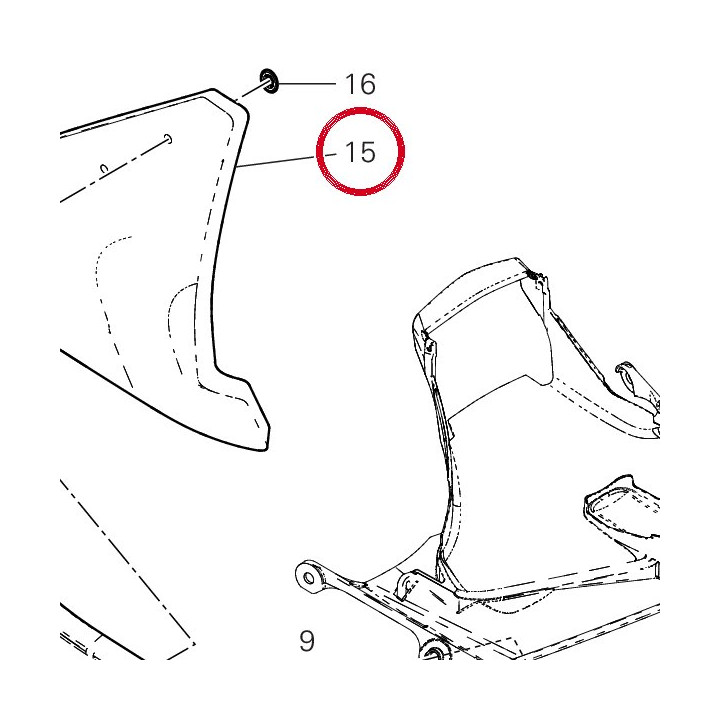 Panneau insonorisant — réf. 48612471AA | Ducati Store