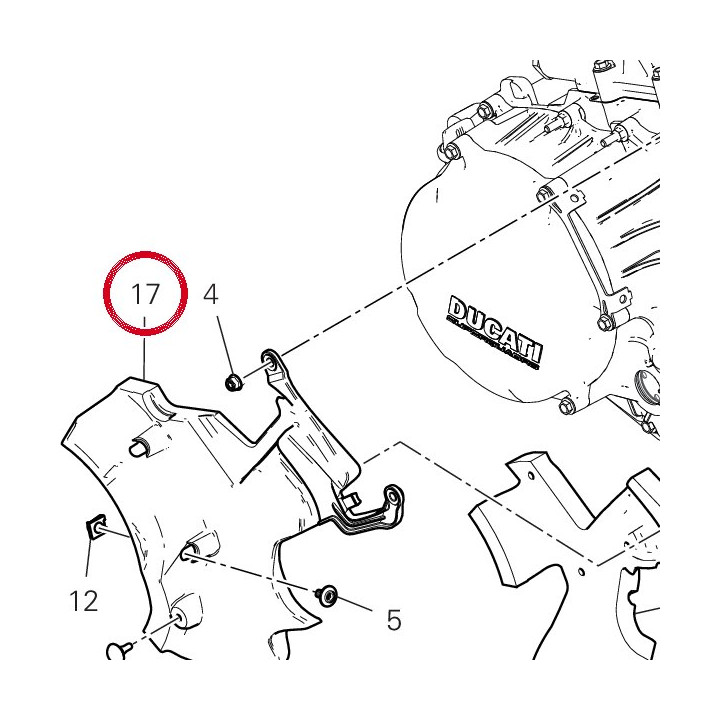 Cache 4601D931A — réf. 4601D931A | Ducati Store