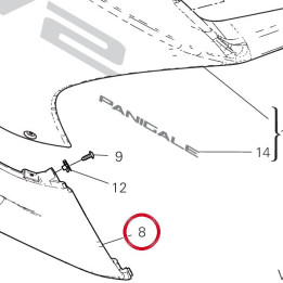 Demi-Carene inférieur — réf. 48013772AS | Ducati Store