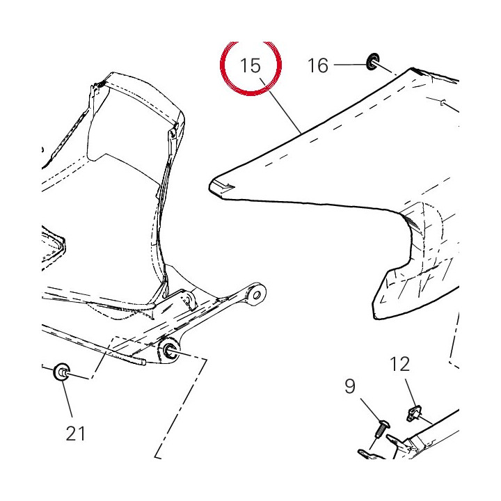 Panneau insonorisant — réf. 48612481AA | Ducati Store