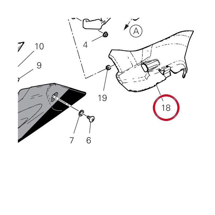 Couvercle 46017032AA — réf. 46017032AA | Ducati Store
