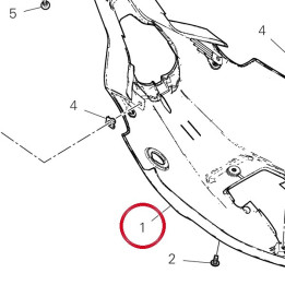 Couvercle inférieur — réf. 48212654AA | Ducati Store