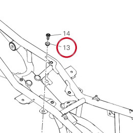 Entretoise 71611711AA — réf. 71611711AA | Ducati Store