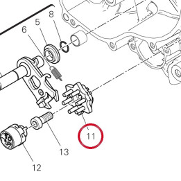 Ensemble bride barillet — réf. 18220381B | Ducati Store