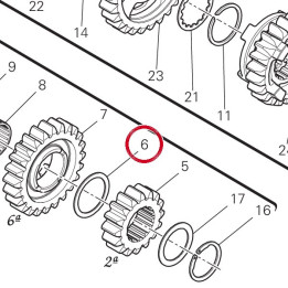 Rondelle de butee 85213301A — réf. 85213301A | Ducati Store