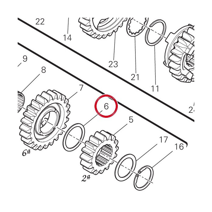 Rondelle de butee 85213301A — réf. 85213301A | Ducati Store