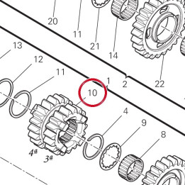 Engrenage conducteur — réf. 17213182A | Ducati Store