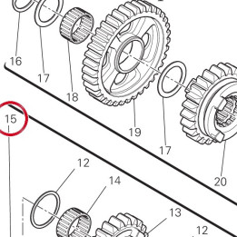 Arbre primaire 14911201A — réf. 14911201A | Ducati Store