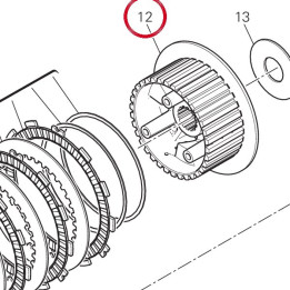 Moyeu Porte-Disque (fcc) — réf. 19610533A | Ducati Store
