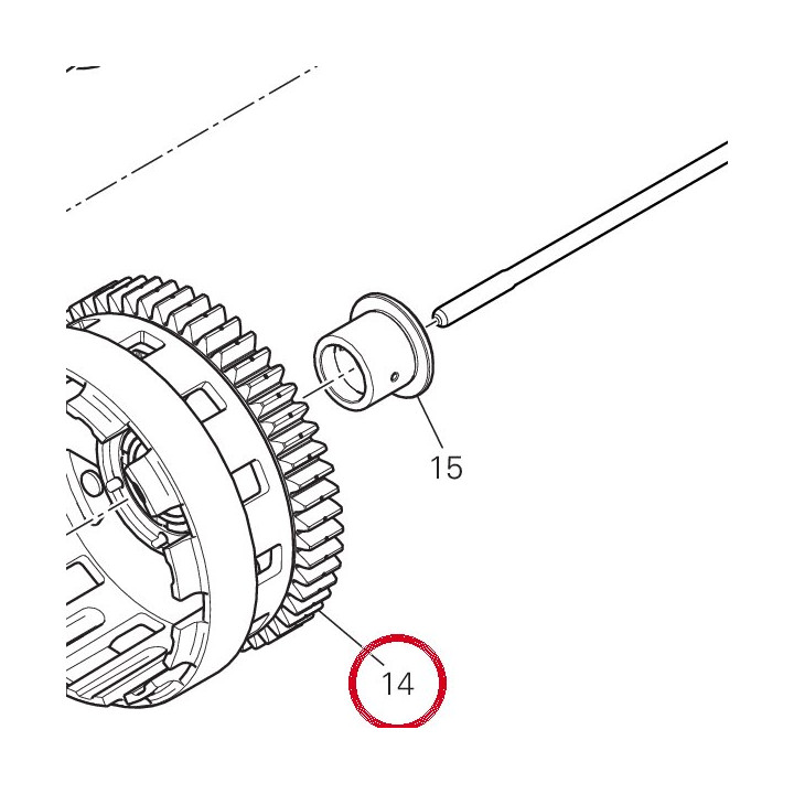 Cloche embrayage complète — réf. 19820431B | Ducati Store