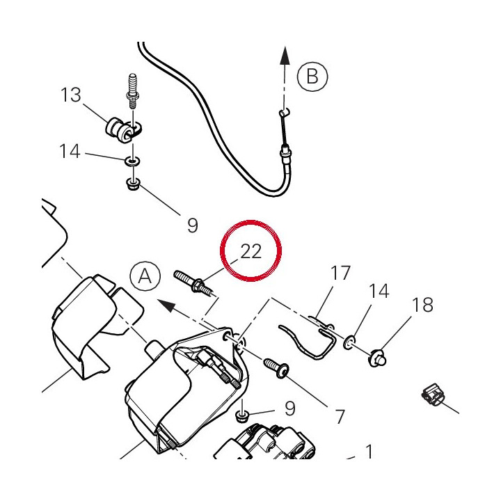 Vis special 77917161B — réf. 77917161B | Ducati Store