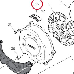 Decalcomanie "Shell ultra" — réf. 43312502C | Ducati Store