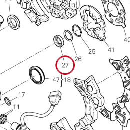 Bague etancheite 93041521A — réf. 93041521A | Ducati Store