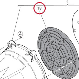 Panneau insonorisant — réf. 48610971A | Ducati Store
