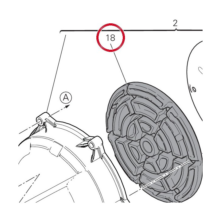 Panneau insonorisant — réf. 48610971A | Ducati Store