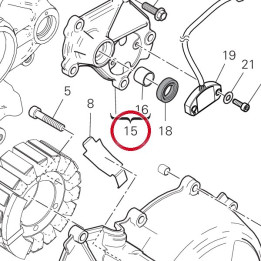 Couvercle commande boîte — réf. 24723655C | Ducati Store
