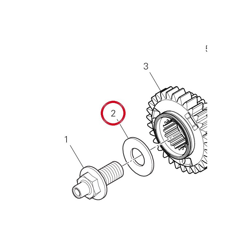 Rondelle de butee 85212791A — réf. 85212791A | Ducati Store