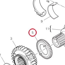 Engrenage conducteur pompe — réf. 17420581B | Ducati Store