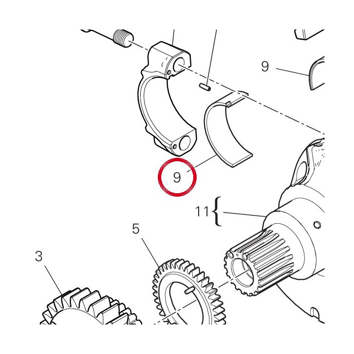 Demi-Roulement jaune — réf. 11210831BC | Ducati Store