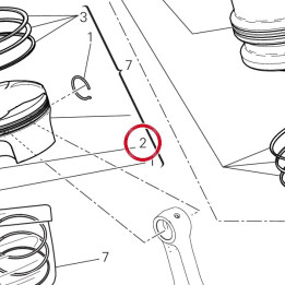 Axe de piston 12113242A — réf. 12113242A | Ducati Store