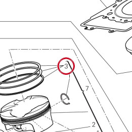 Jeu segments 12120591E — réf. 12120591E | Ducati Store