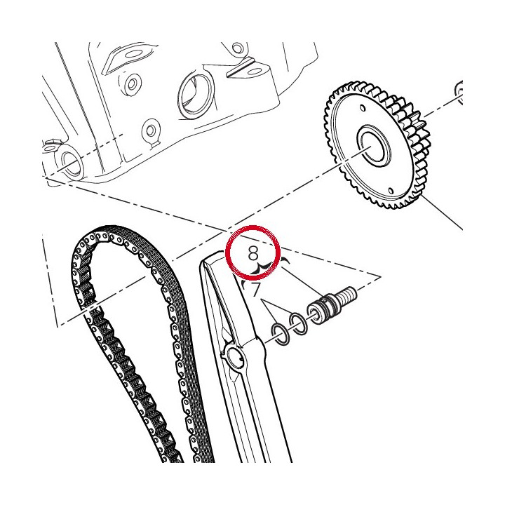 Goujon tendeur 82123692A — réf. 82123692A | Ducati Store