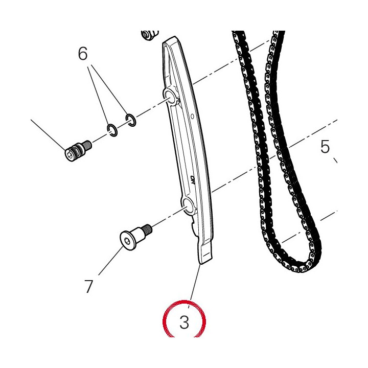 Tendeur complet fixe — réf. 44740101D | Ducati Store
