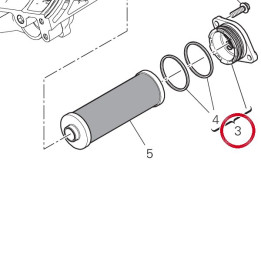 Couvercle filtre ensemble — réf. 24723842A | Ducati Store