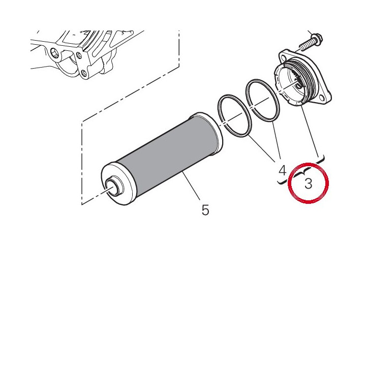 Couvercle filtre ensemble — réf. 24723842A | Ducati Store