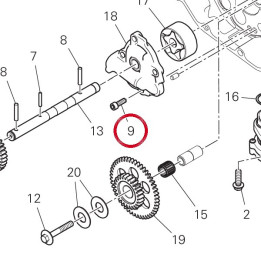 Vis tcei M6X16 77150678B — réf. 77150678B | Ducati Store