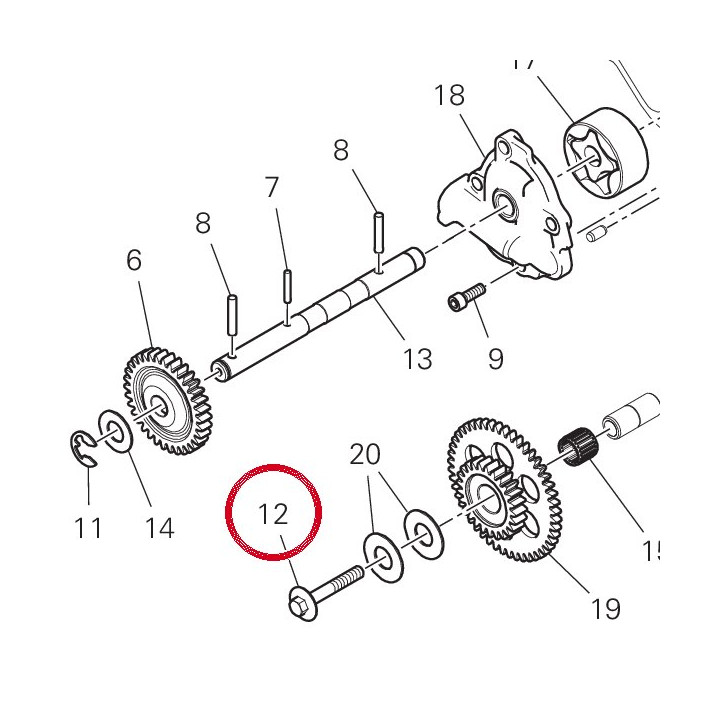 Vis special 77918241A — réf. 77918241A | Ducati Store