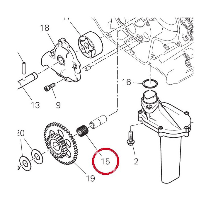 Roulement à rouleaux — réf. 70140371A | Ducati Store