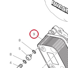 Echangeur de chaleur — réf. 54710022B | Ducati Store
