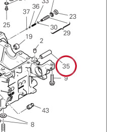 Pivot engranage 82010141A — réf. 82010141A | Ducati Store