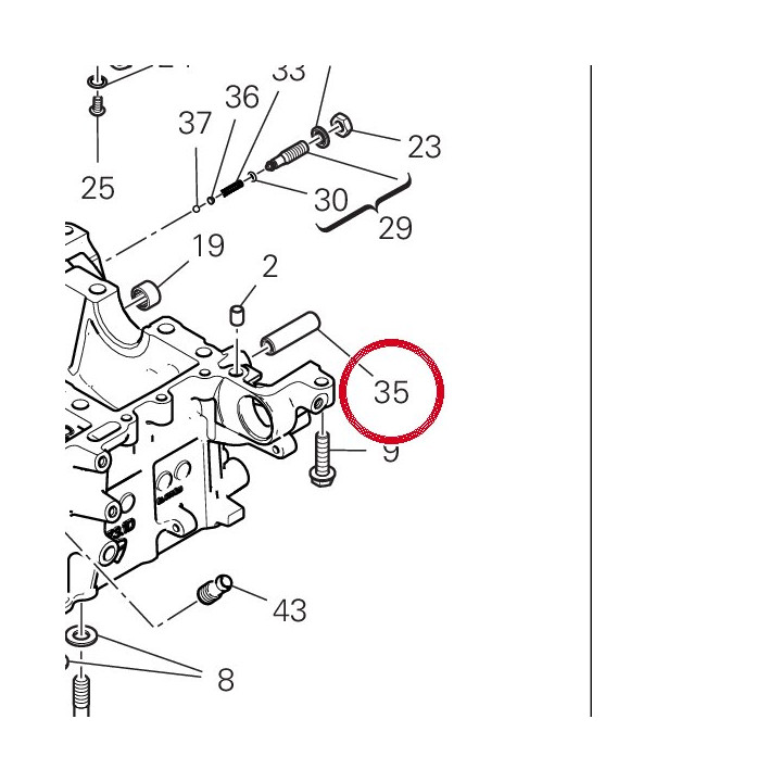 Pivot engranage 82010141A — réf. 82010141A | Ducati Store