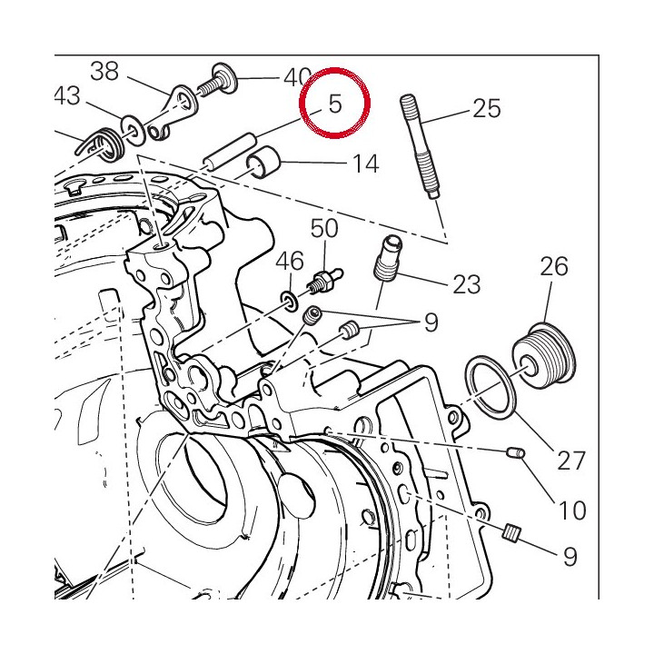 Goupille 86050371A — réf. 86050371A | Ducati Store