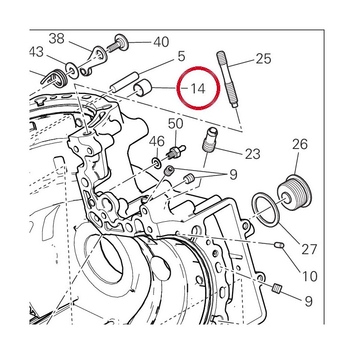 Douille 71240231A — réf. 71240231A | Ducati Store