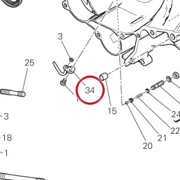 Gicleur gauche 87511641BB — réf. 87511641BB | Ducati Store