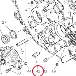 Pivot engranage 82010161H — réf. 82010161H | Ducati Store