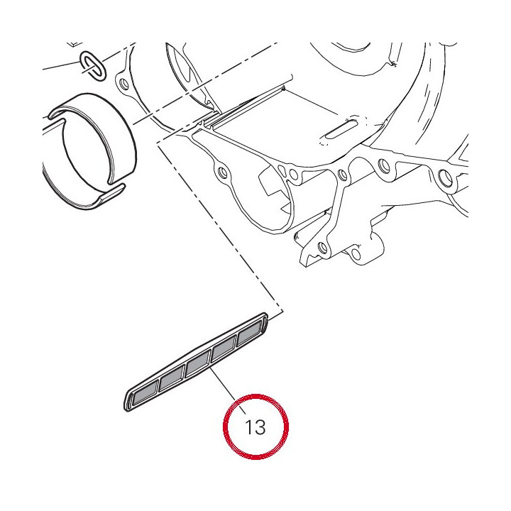 Filtre à huile à filet — réf. 42710171A | Ducati Store