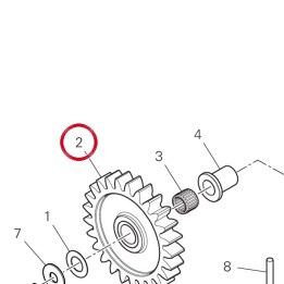 Engrenage pompe 17410511A — réf. 17410511A | Ducati Store