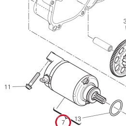Démarreur complet 27040132B — réf. 27040132B | Ducati Store